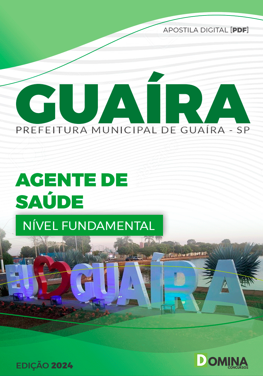 Apostila Agente de Saúde Guaíra SP 2024