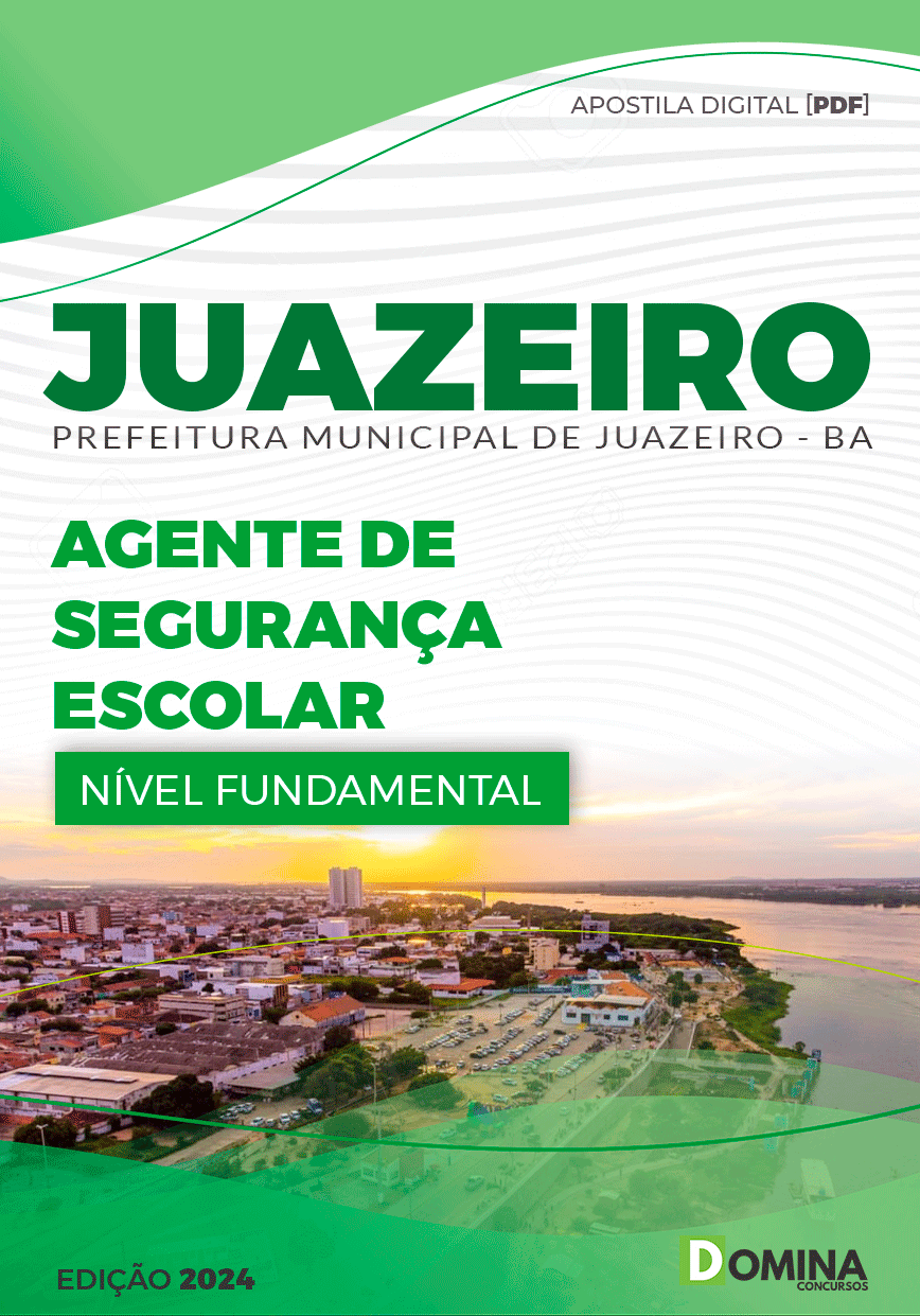 Apostila Juazeiro BA 2024 Agente De Segurança Escolar