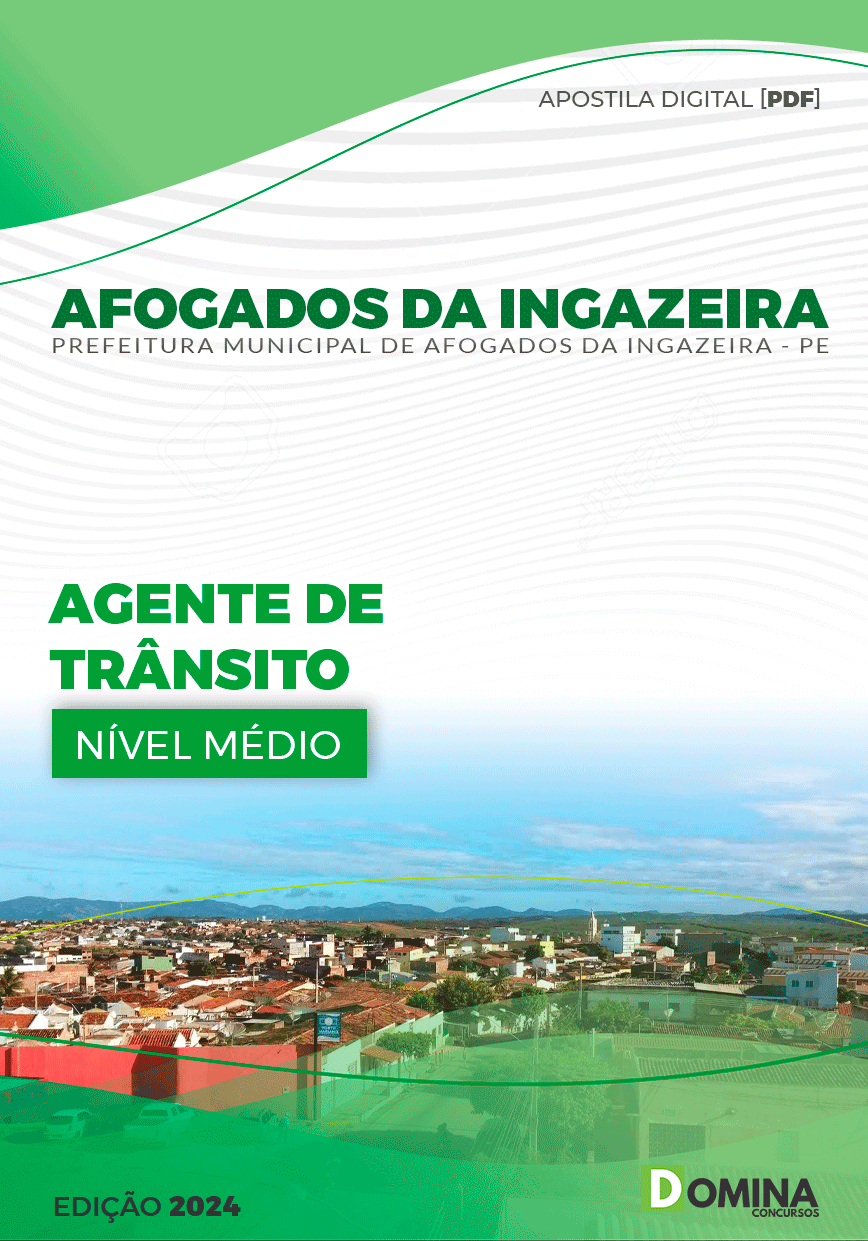 Apostila Afogados Da Ingazeira PE 2024 Agente De Trânsito