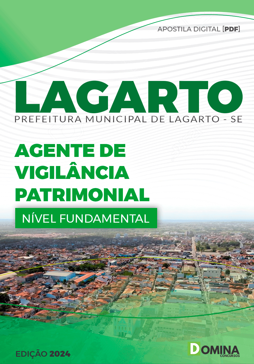 Apostila Lagarto SE 2024 Agente Vigilância Patrimonial