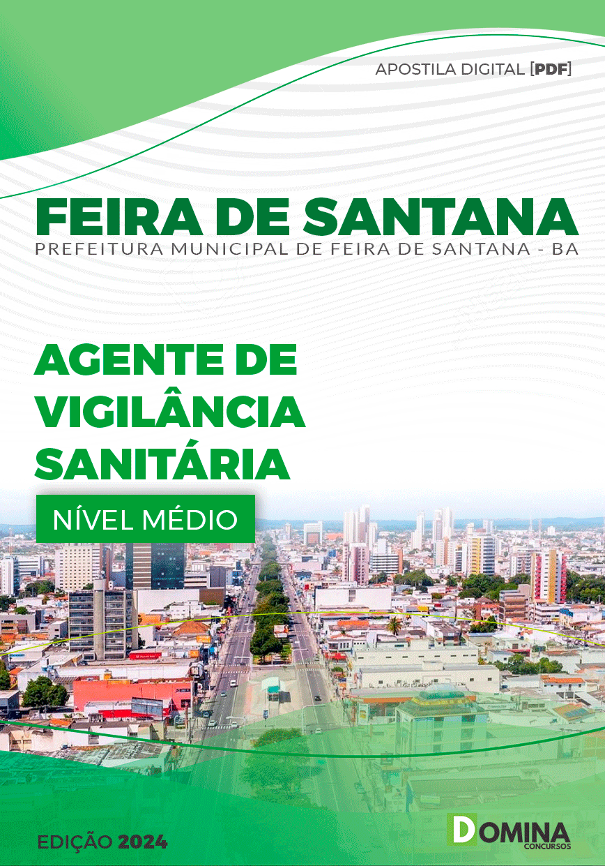 Apostila Agente de Vigilância Sanitária Feira de Santana BA 2024