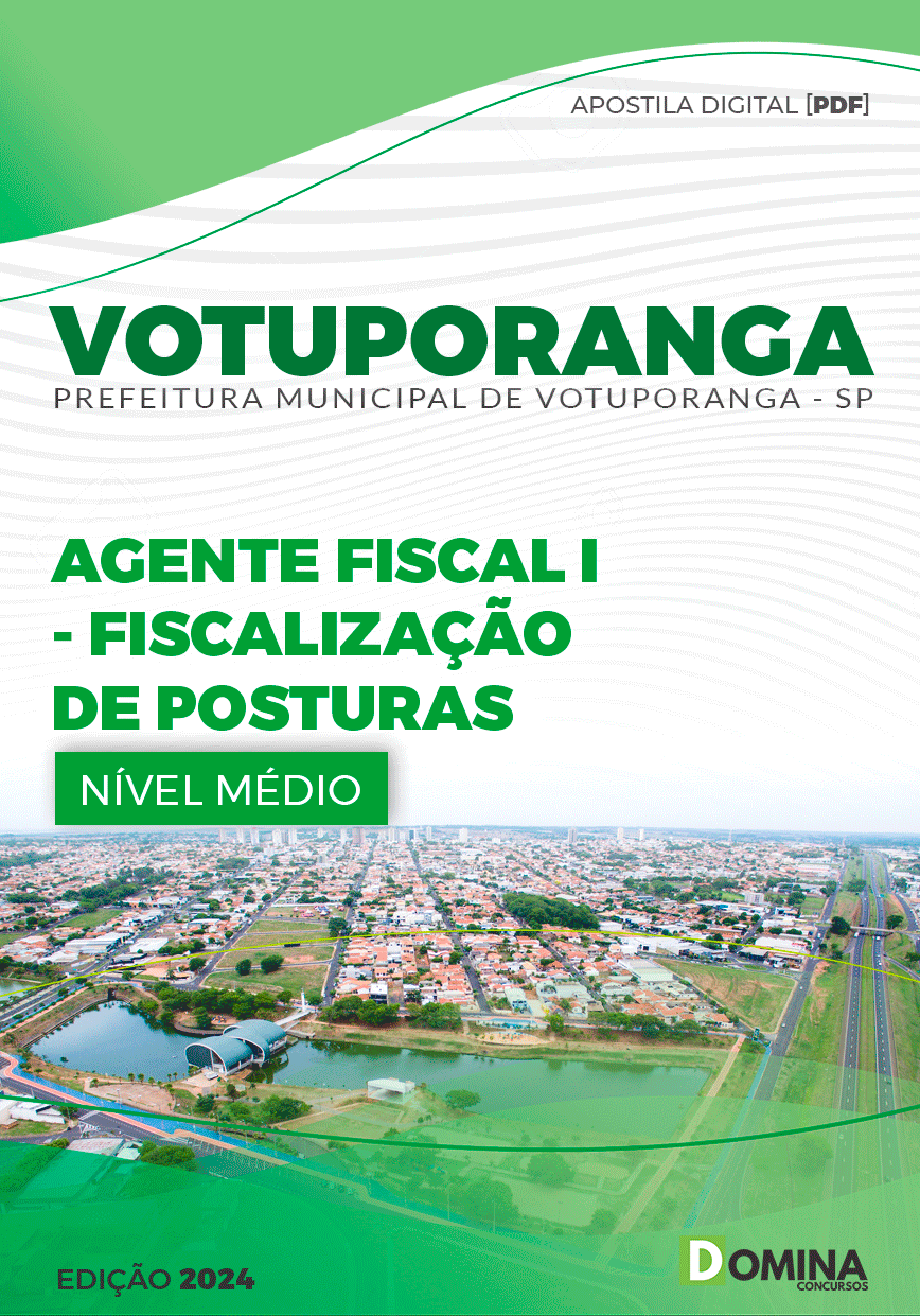 Apostila Agente de Fiscalização de Posturas Votuporanga SP 2024