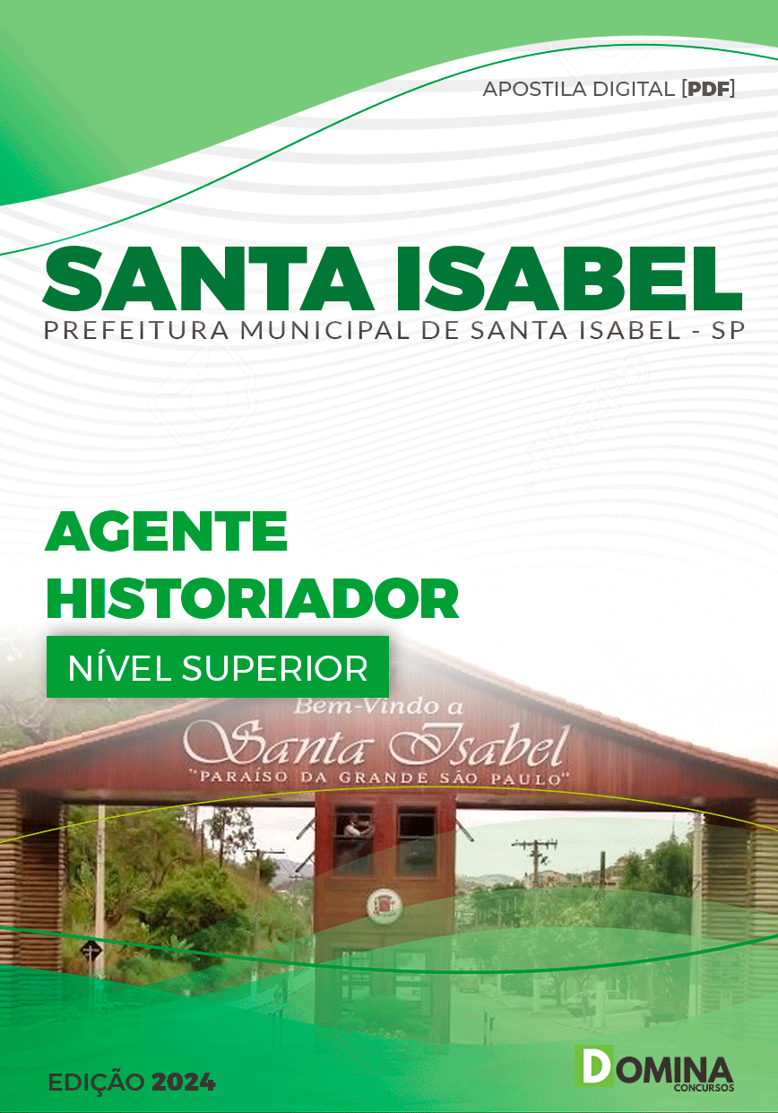 Apostila Agente Historiador Santa Isabel SP 2024