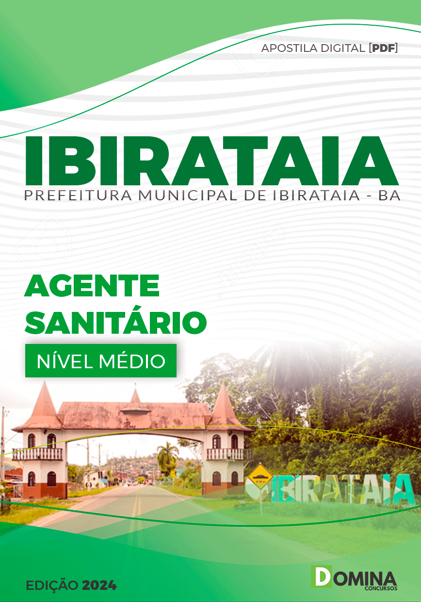 Apostila Agente Sanitário Ibirataia BA 2024