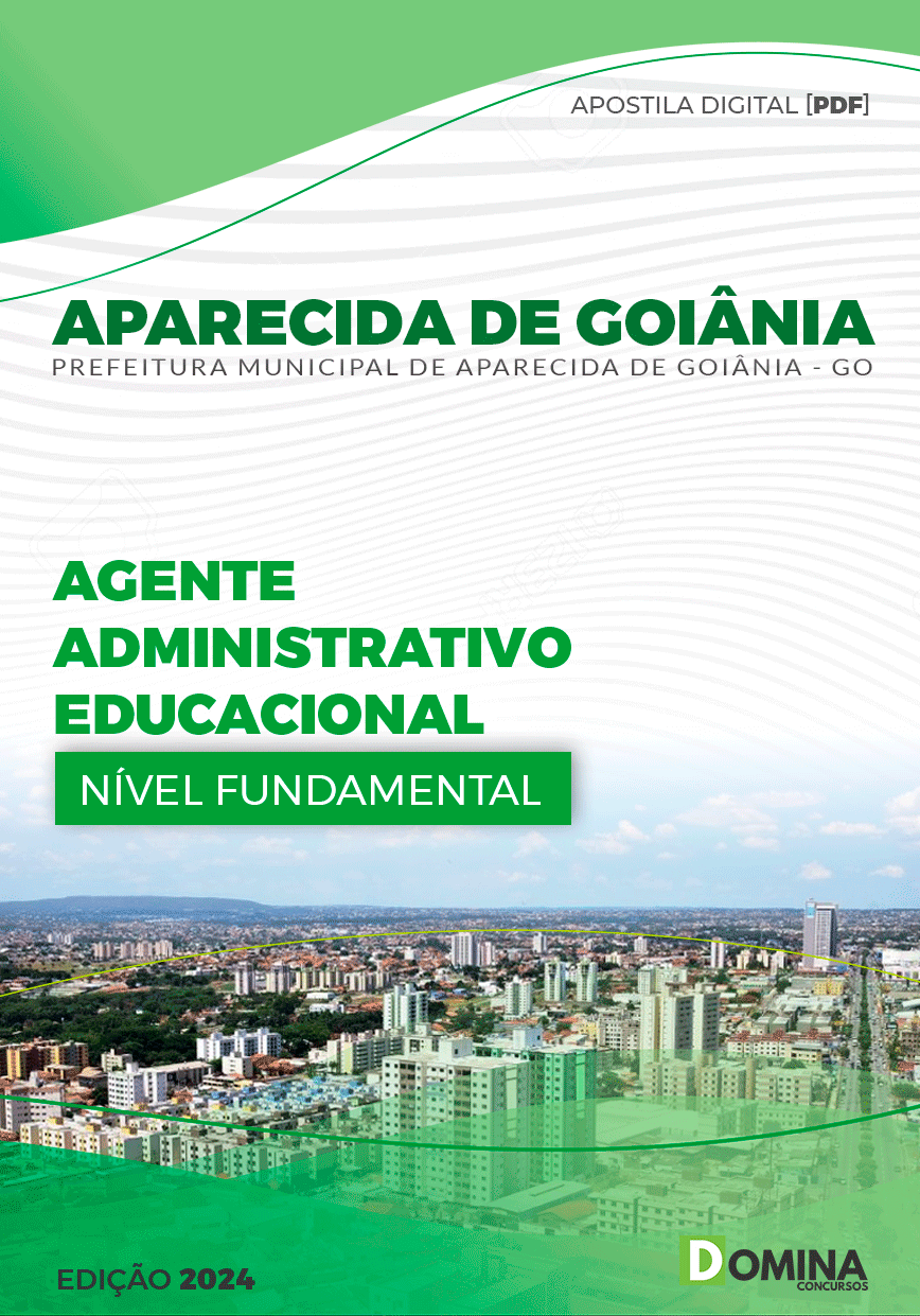 Apostila Aparecida De Goiânia GO 2024 Agente Adm Educacional