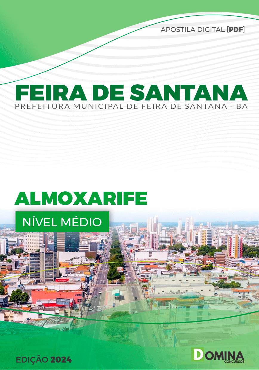 Apostila Almoxarife Feira de Santana BA 2024