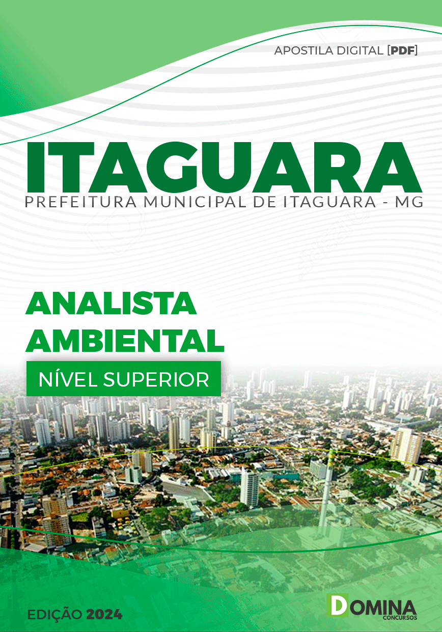 Apostila Analista Ambiental Itaguara MG 2024