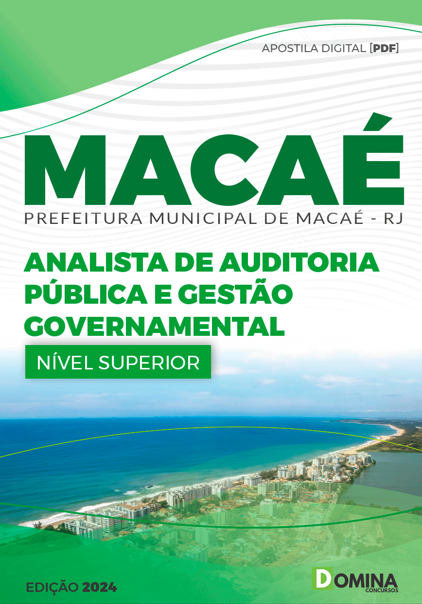 Apostila Analista de Auditoria Pública Macaé RJ 2024