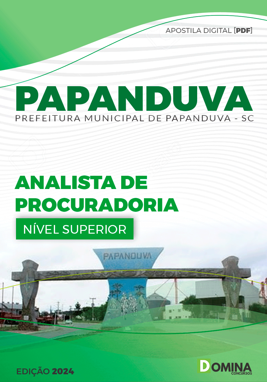 Apostila Papanduva SC 2024 Analista De Procuradoria