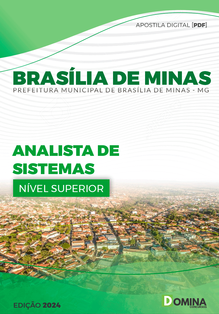 Apostila Brasília De Minas MG 2024 Analista De Sistemas