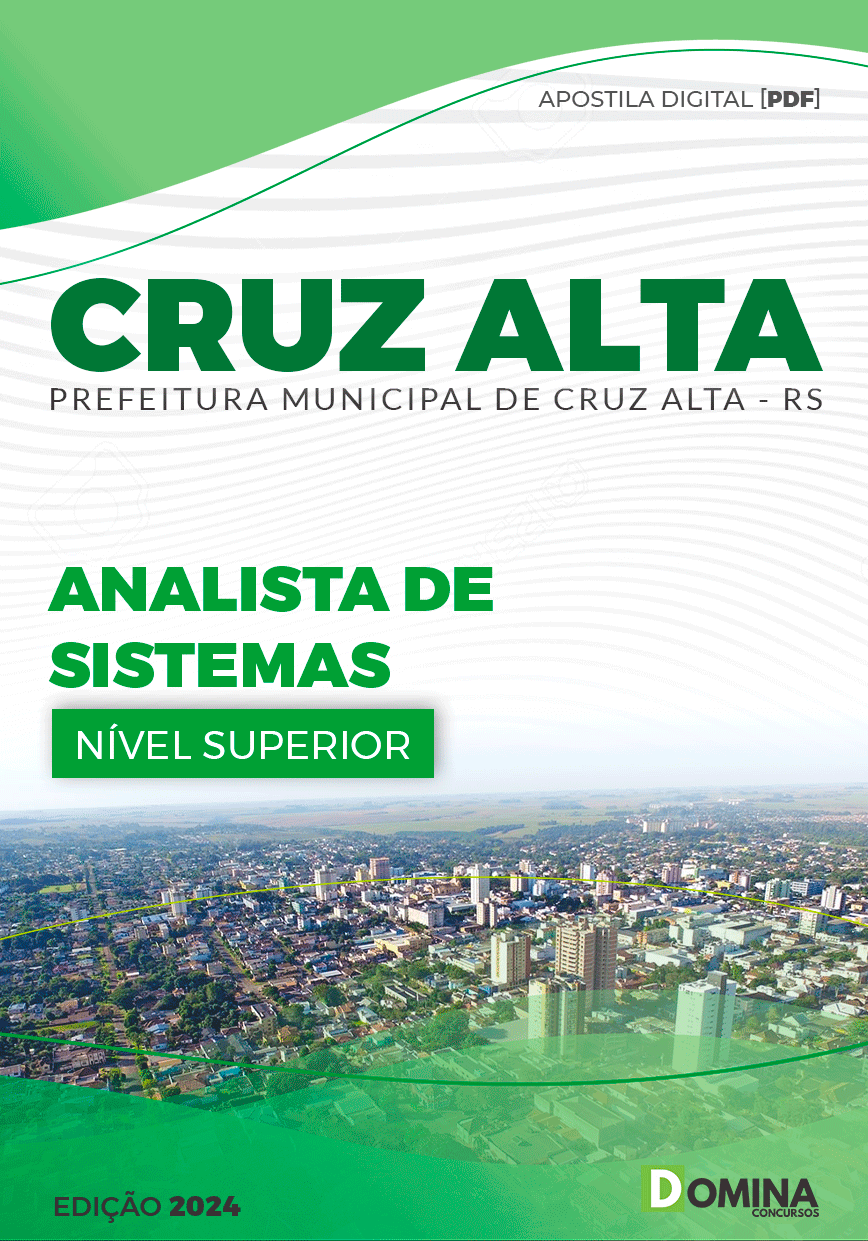 Apostila Analista de Sistema Cruz Alta RS 2024