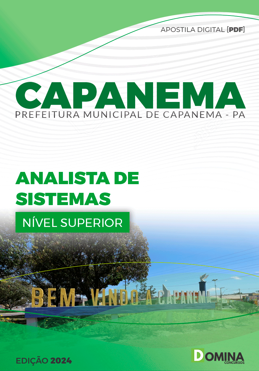 Apostila Capanema PA 2024 Analista De Sistemas