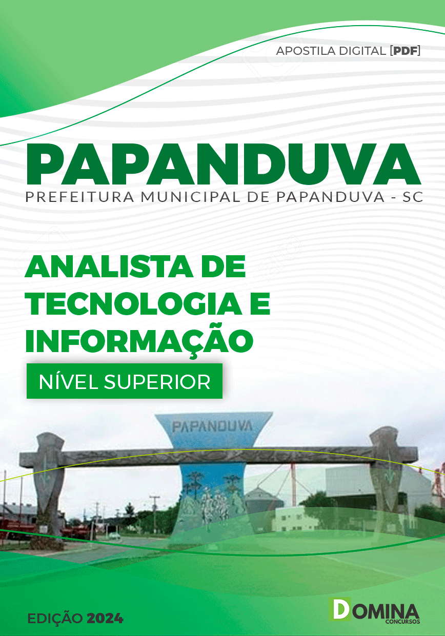 Apostila Papanduva SC 2024 Analista De Tecnologia E Informação