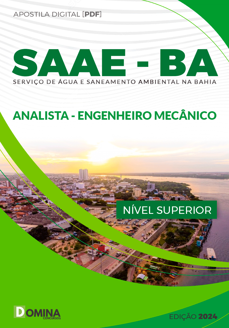 Apostila SAAE BA 2024 Analista Engenheiro Mecânico