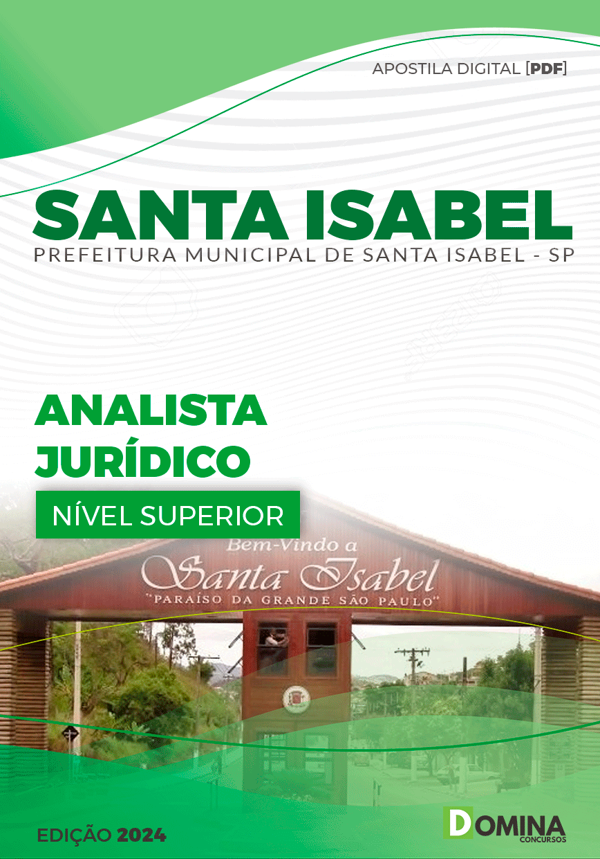 Apostila Analista Jurídico Santa Isabel SP 2024