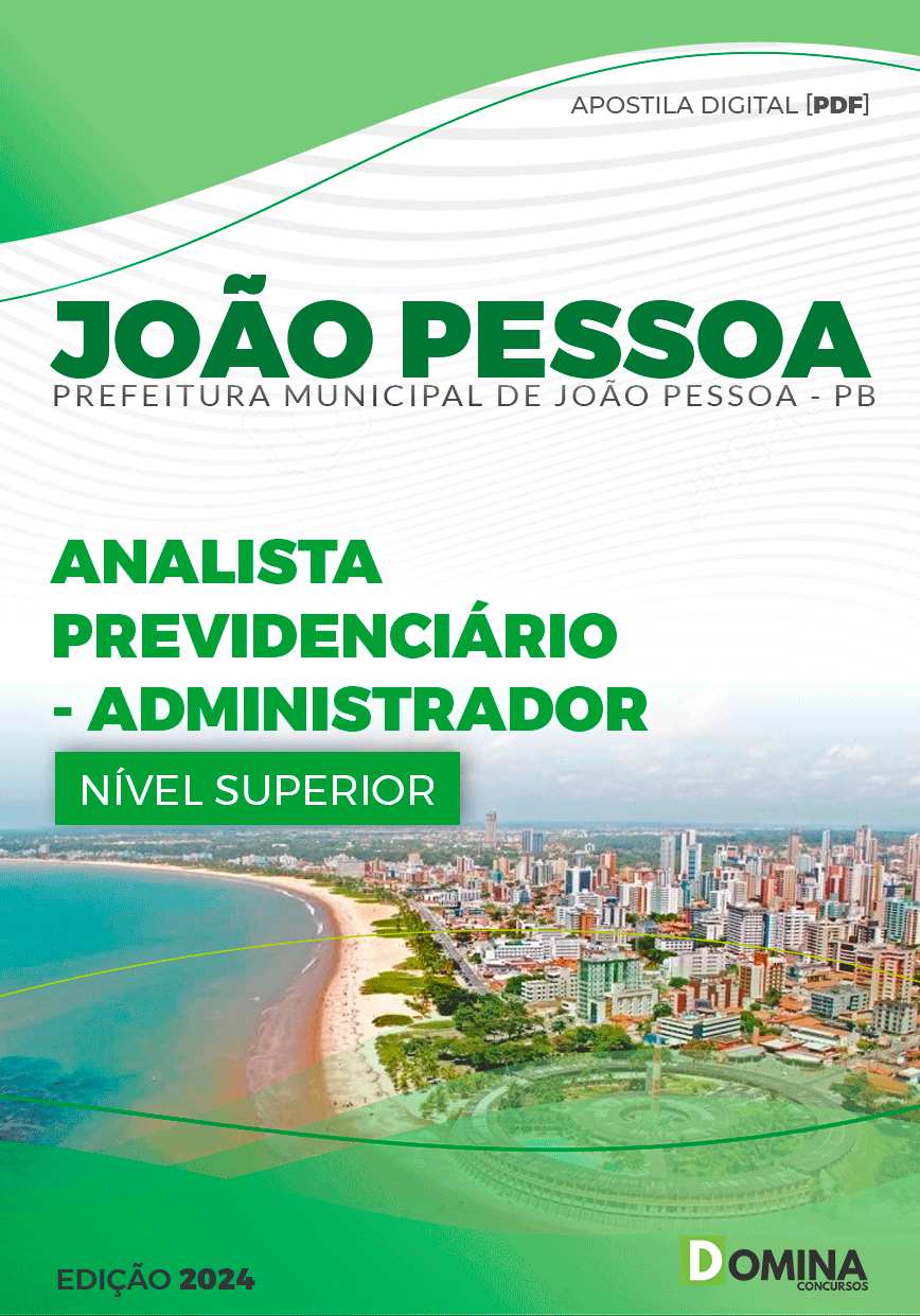 Apostila João Pessoa PB 2024 Analista Previdenciário Adm