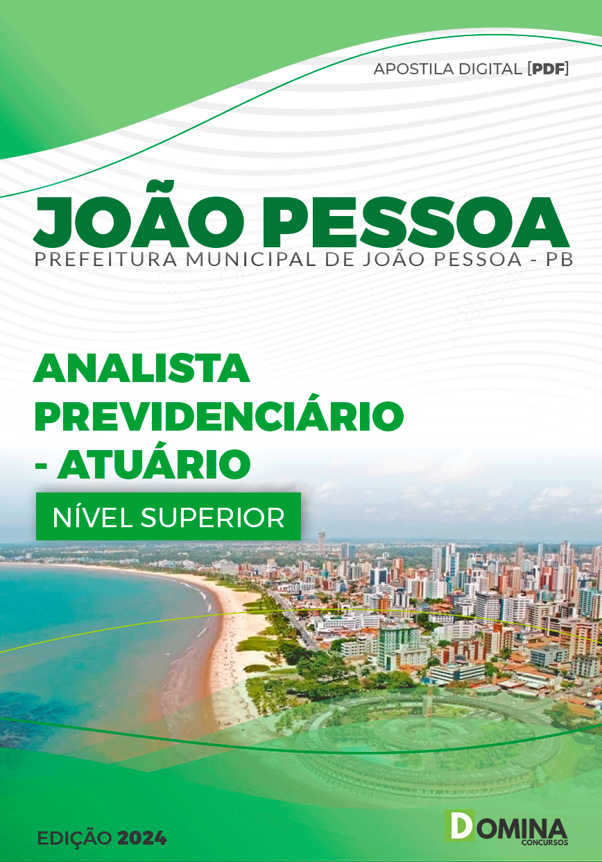 Apostila João Pessoa PB 2024 Analista Previdenciário Atuário