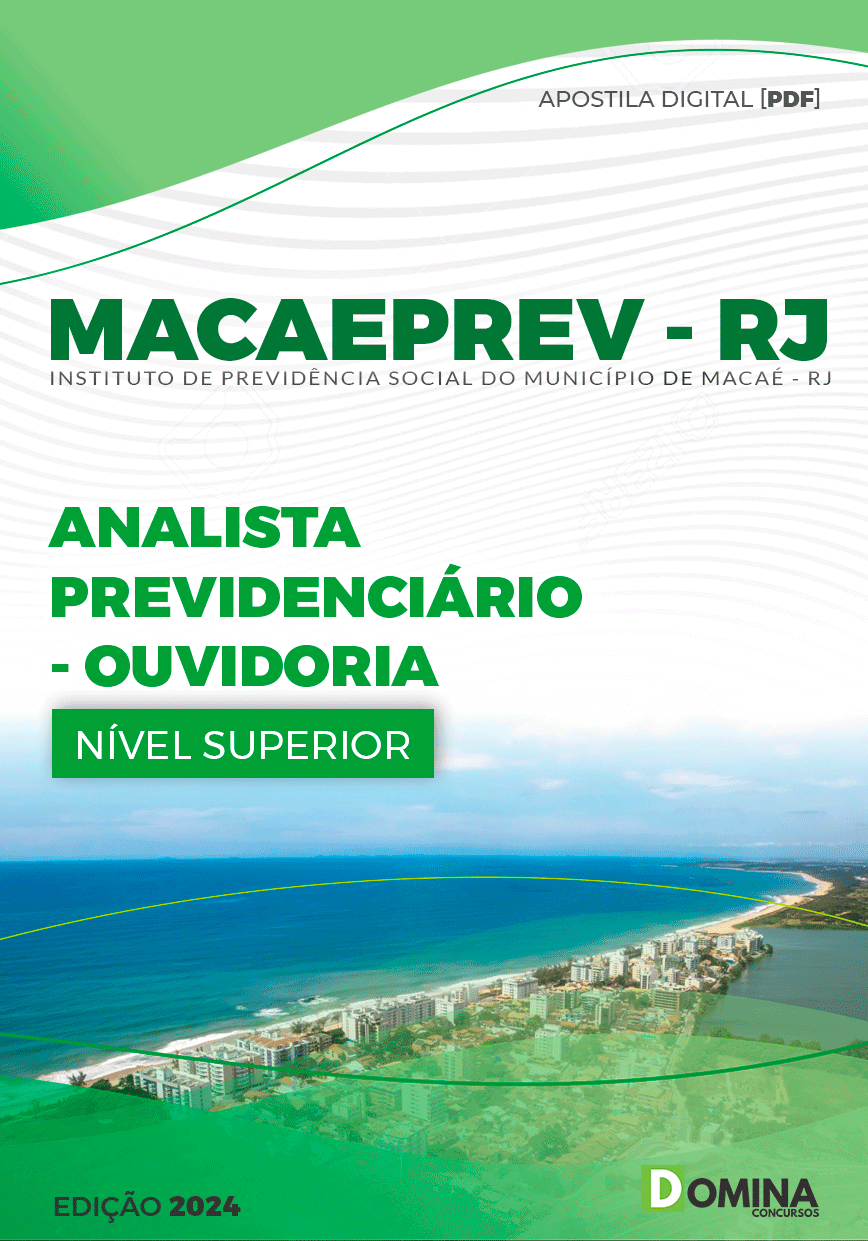 Apostila Ouvidoria MacaePREV RJ 2024