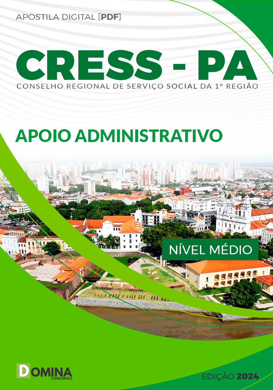 Apostila Apoio Administrativo CRESS PA 2024