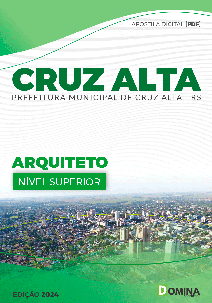 Apostila Arquiteto Cruz Alta RS 2024