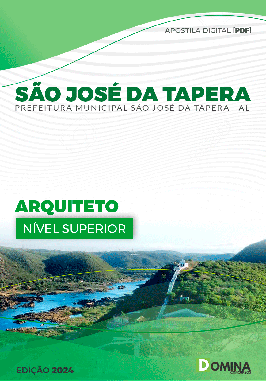 Apostila São José Da Tapera AL 2024 Arquiteto