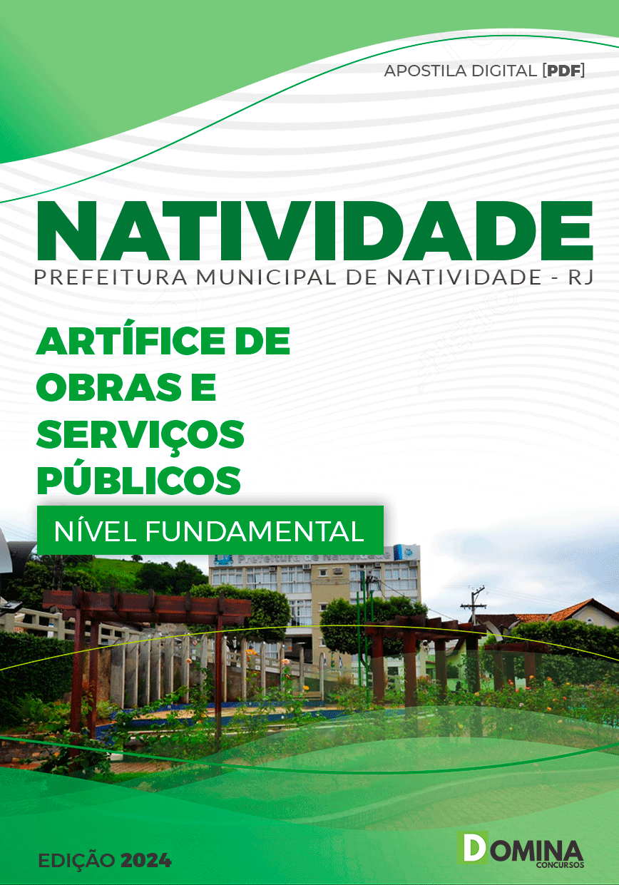 Apostila Natividade RJ 2024 Artífice de Obras e Serviços Públicos