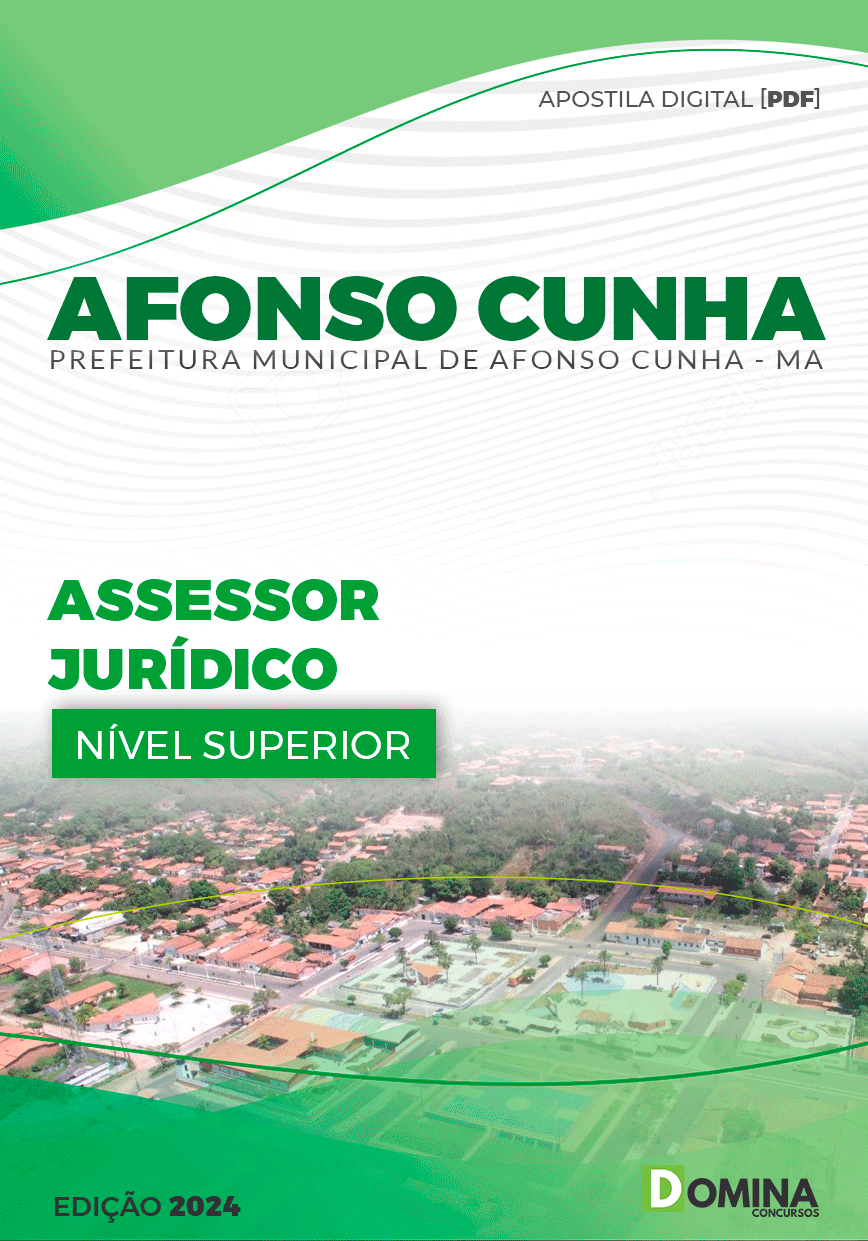 Apostila Afonso Cunha MA 2024 Assessor Jurídico