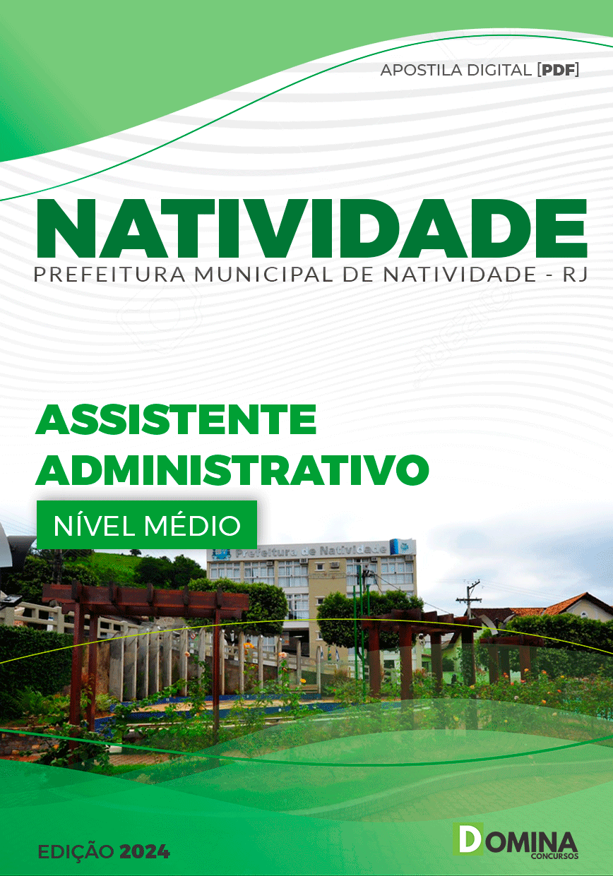 Apostila Natividade RJ 2024 Assistente Administrativo