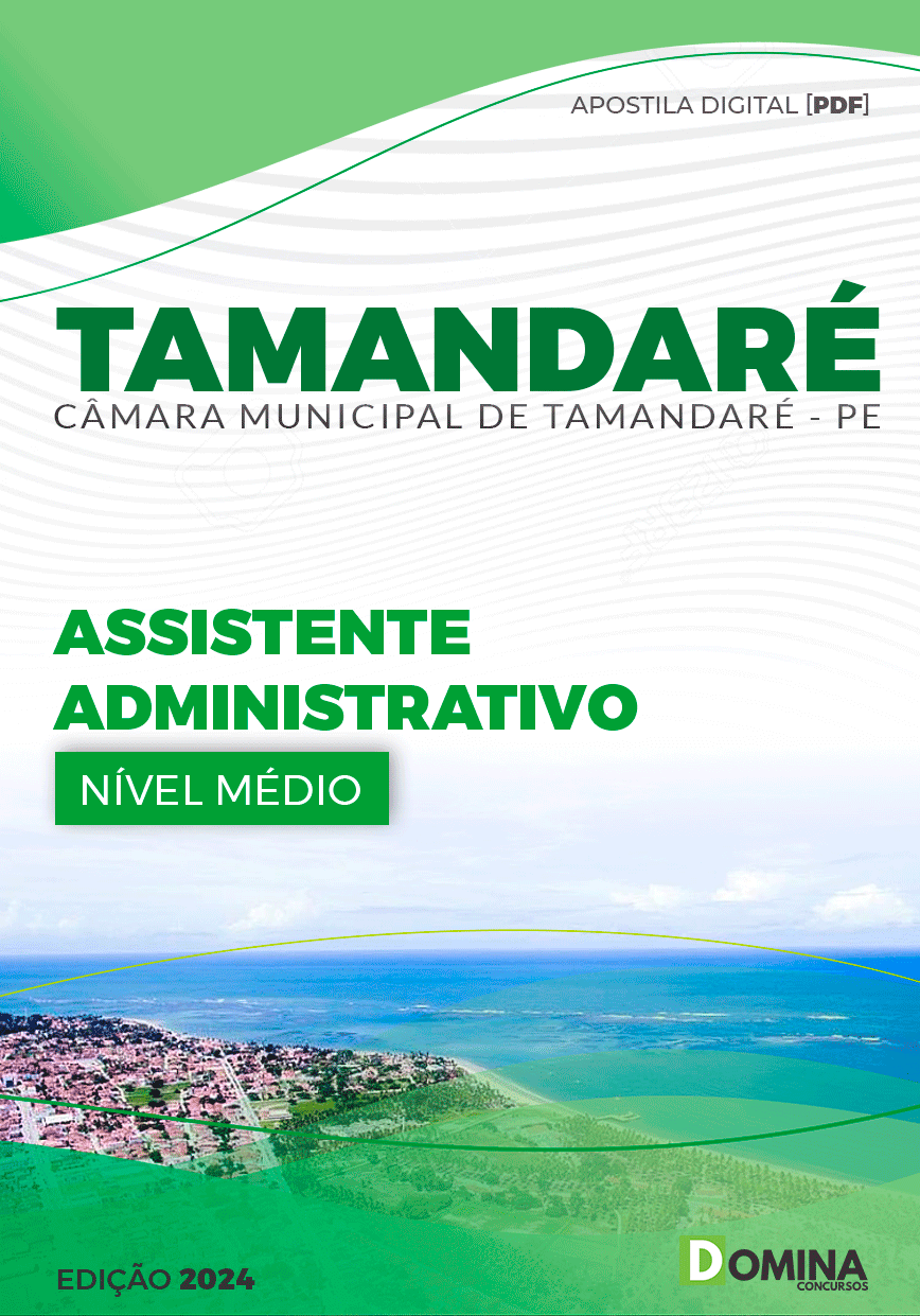 Apostila Assistente Administrativo Câmara Tamandaré PE 2024