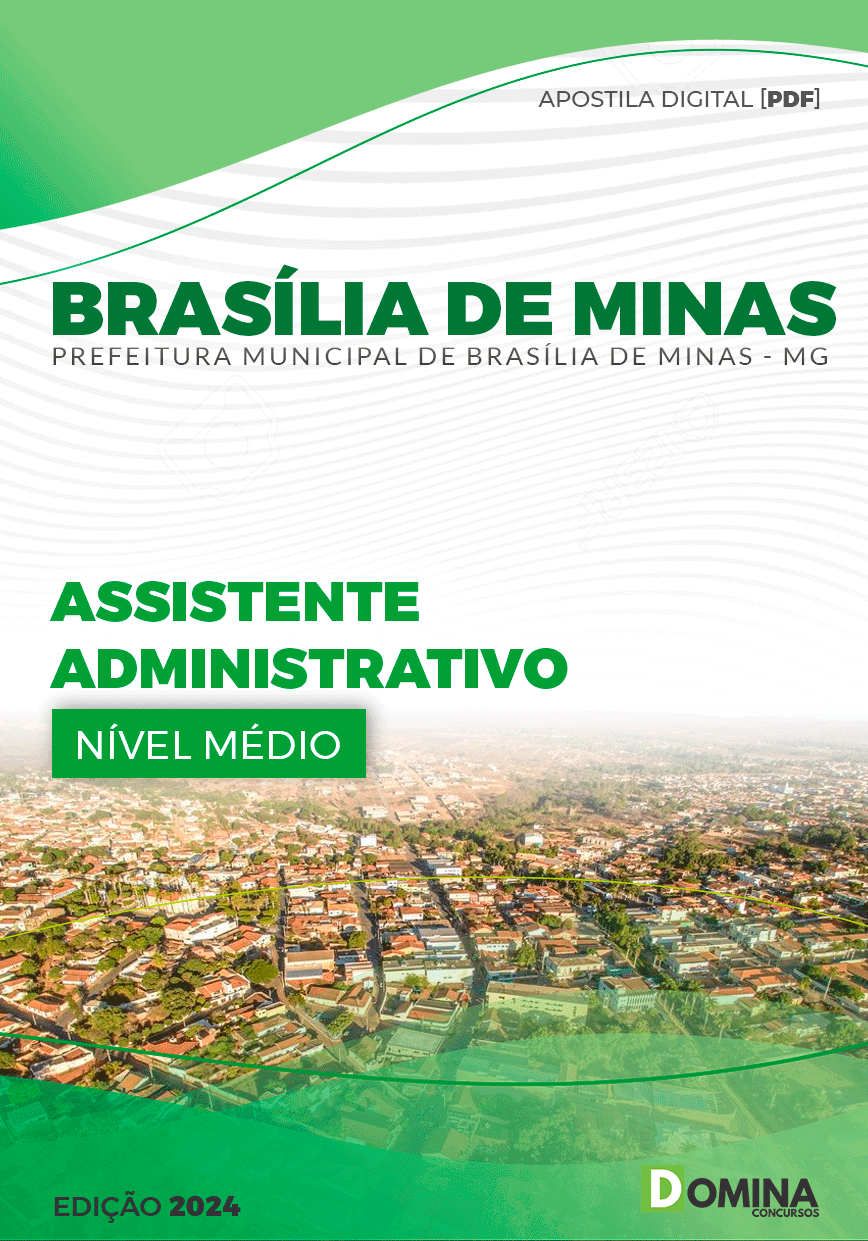 Apostila Brasília De Minas MG 2024 Assistente Administrativo