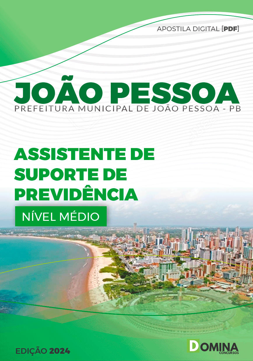 Apostila João Pessoa PB 2024 Assistente Suporte Previdência