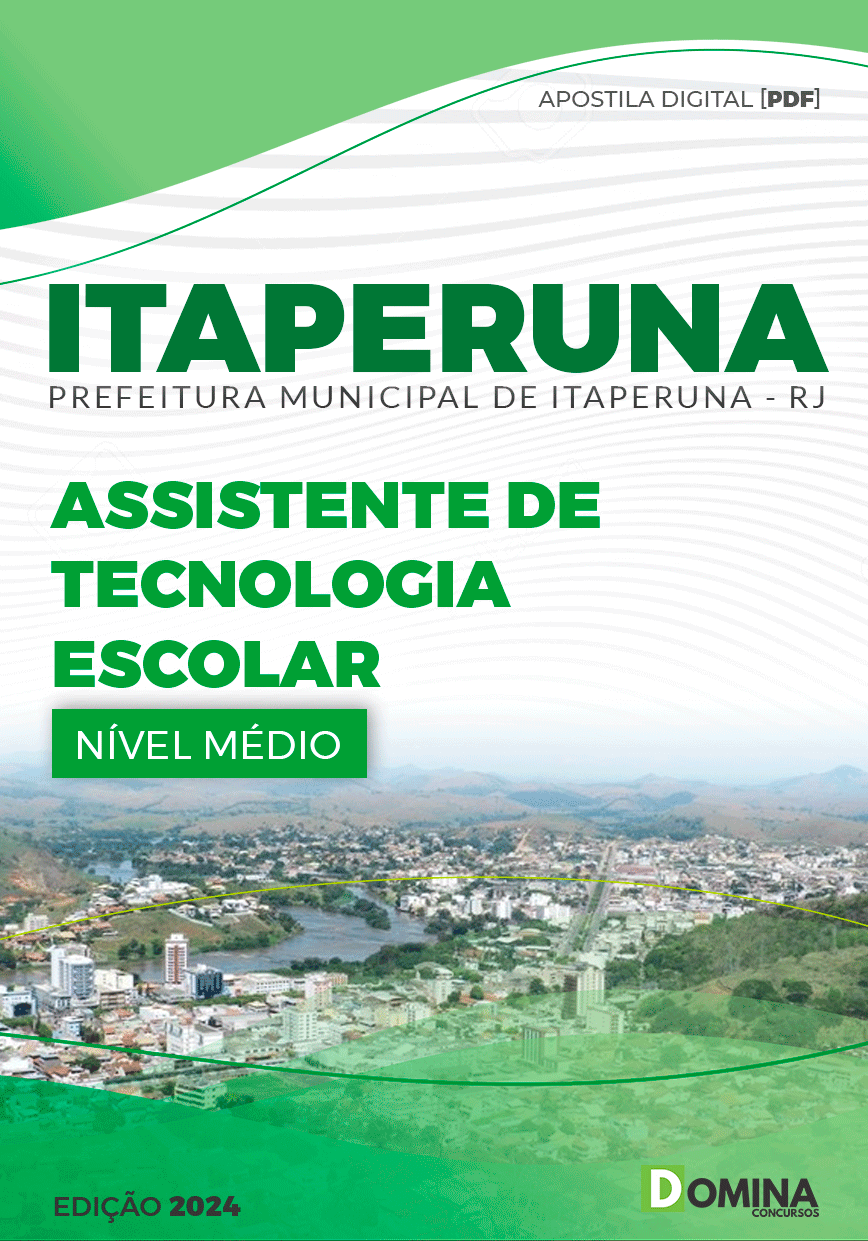 Apostila Assistente de Tecnologia Escolar Itaperuna RJ 2024