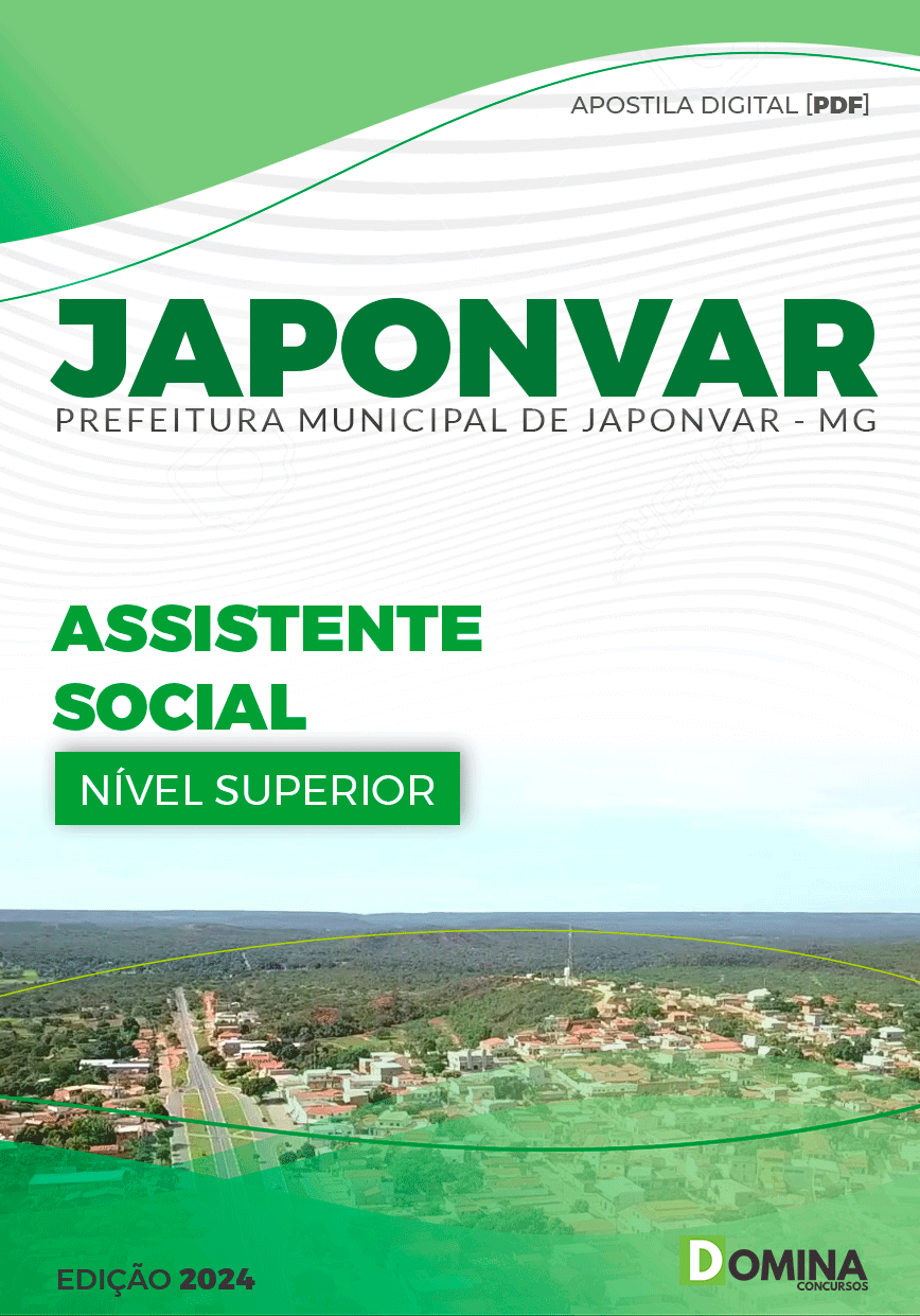 Apostila Assistente Social Japonvar MG 2024