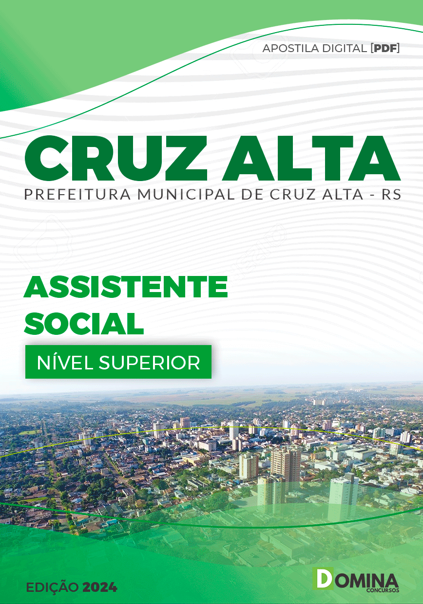 Apostila Assistente Social Cruz Alta RS 2024