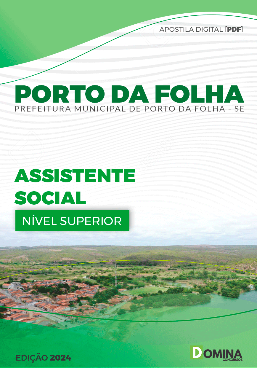 Apostila Porto Da Folha SE 2024 Assistente Social