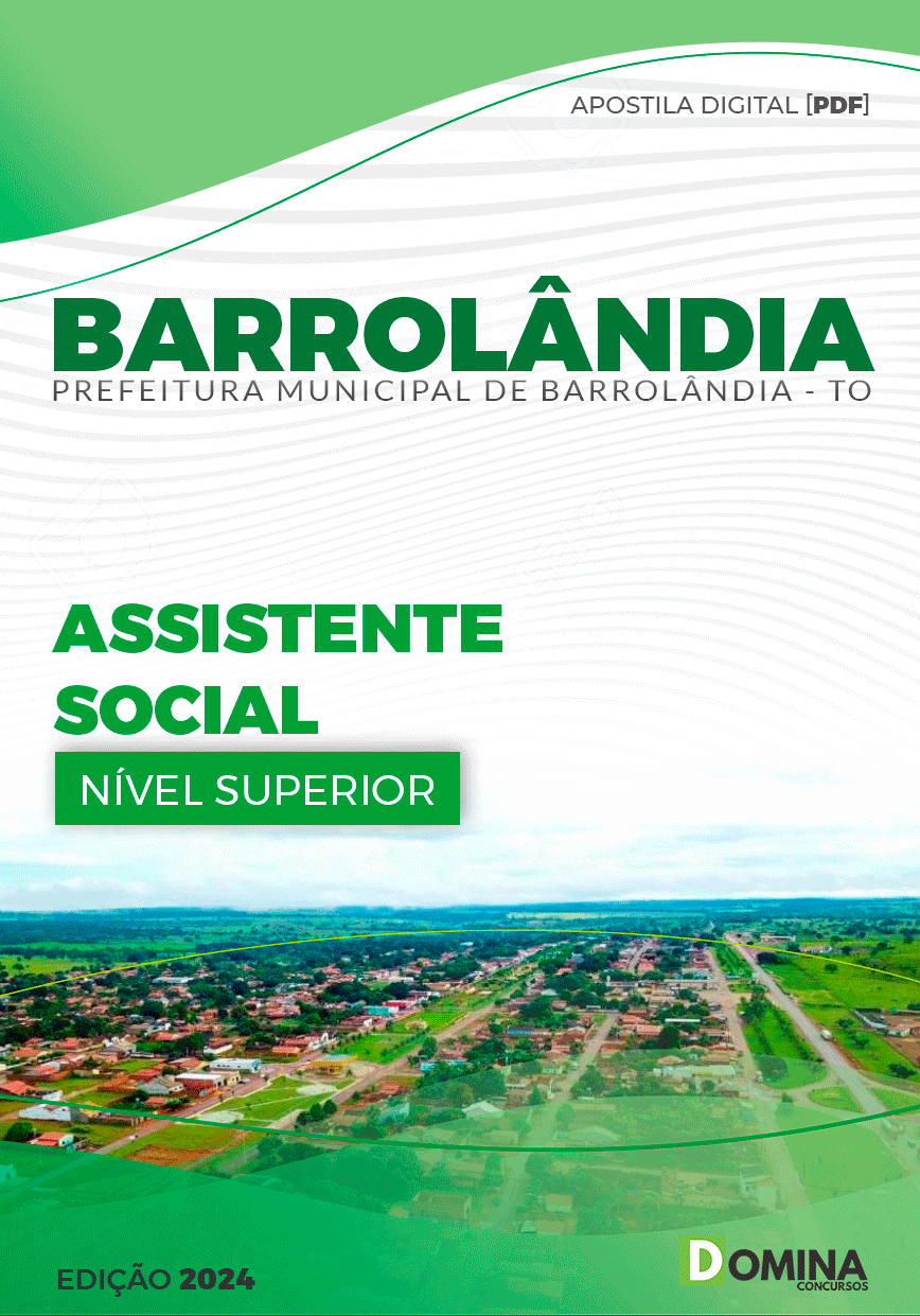 Apostila Barrolândia TO 2024 Assistente Social