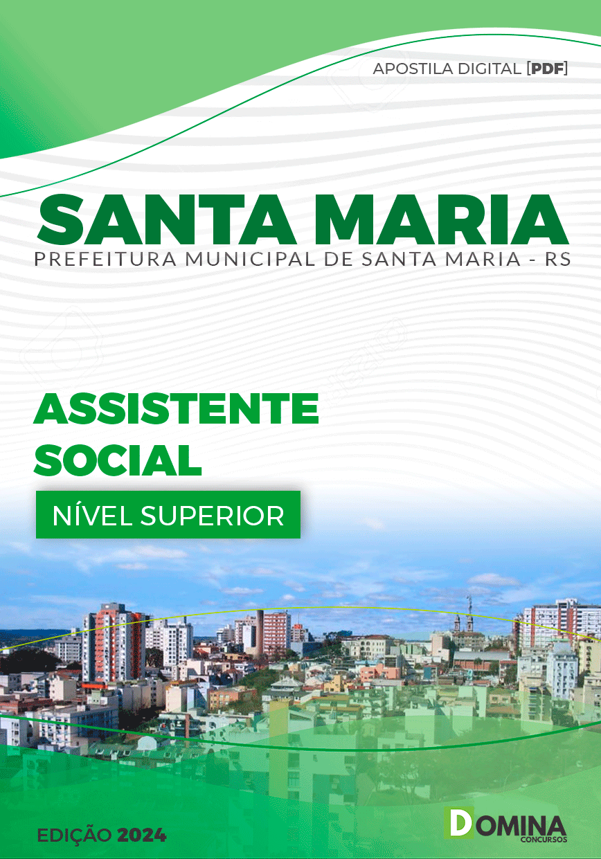 Apostila Assistente Social Santa Maria RS 2024