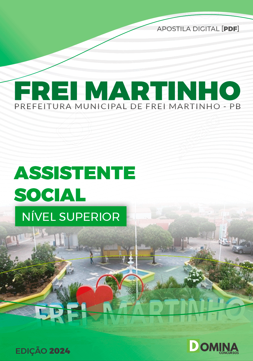 Apostila Frei Martinho PB 2024 Assistente Social