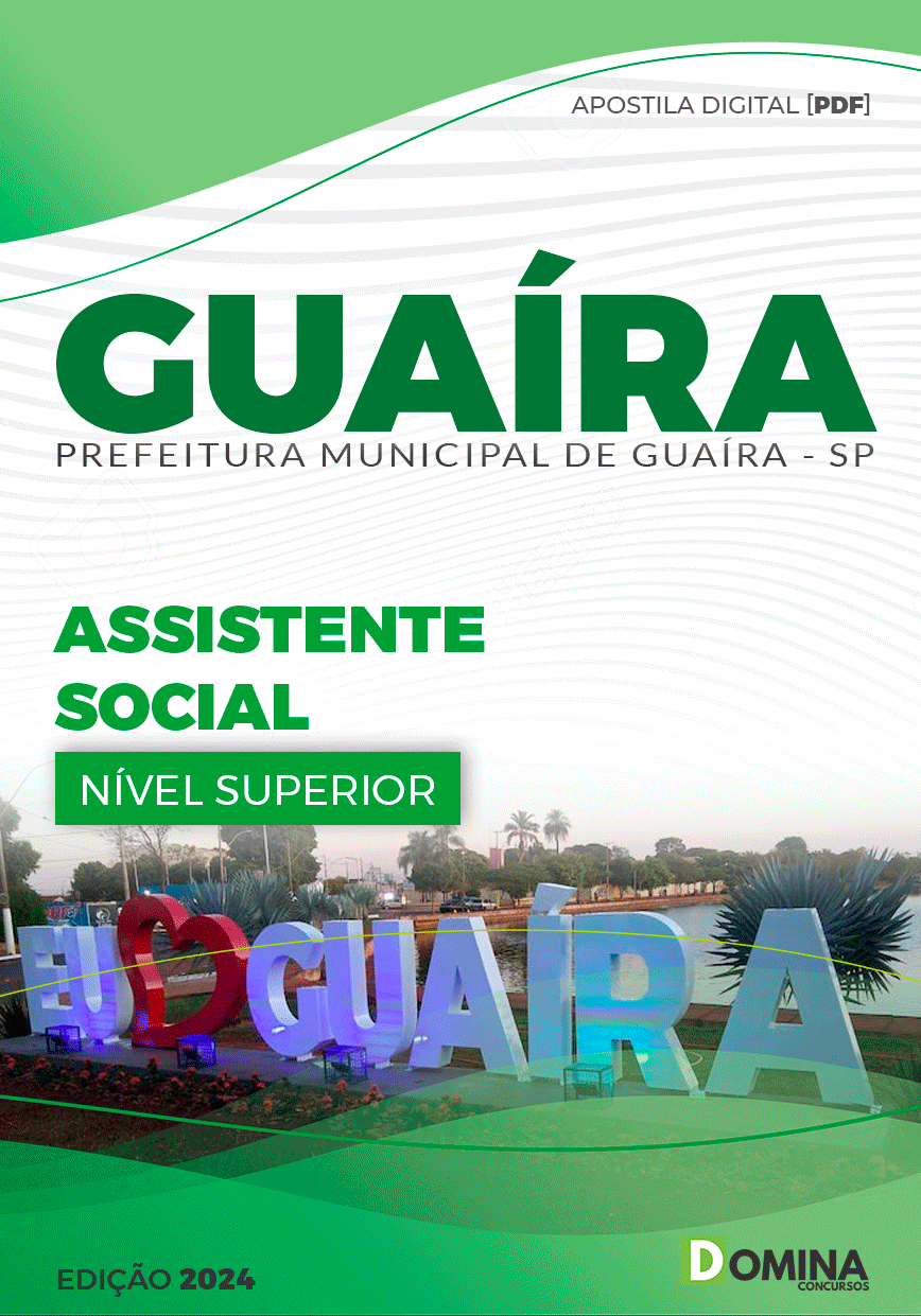 Apostila Assistente Social Guaíra SP 2024