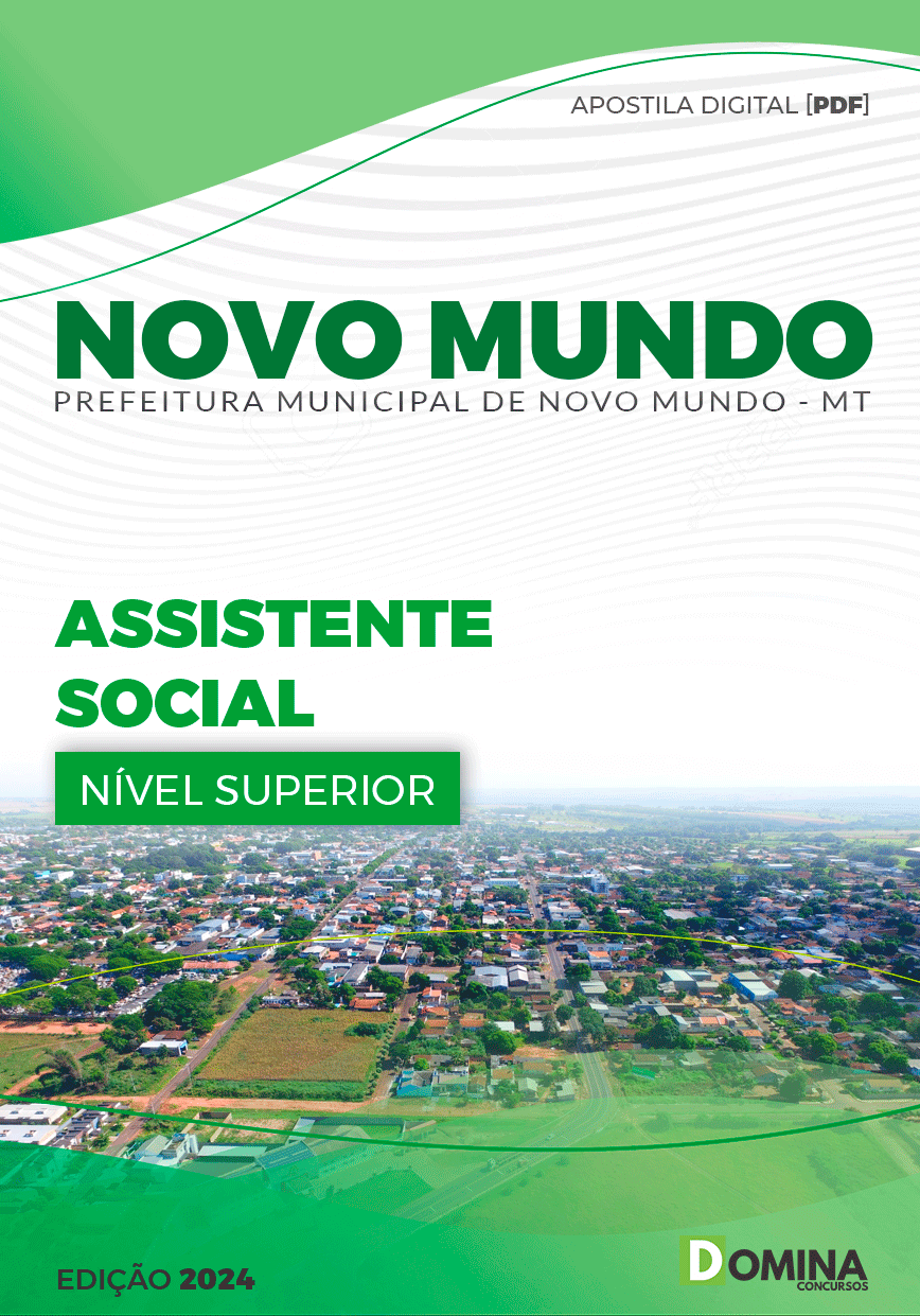 Apostila Novo Mundo MT 2024 Assistente Social