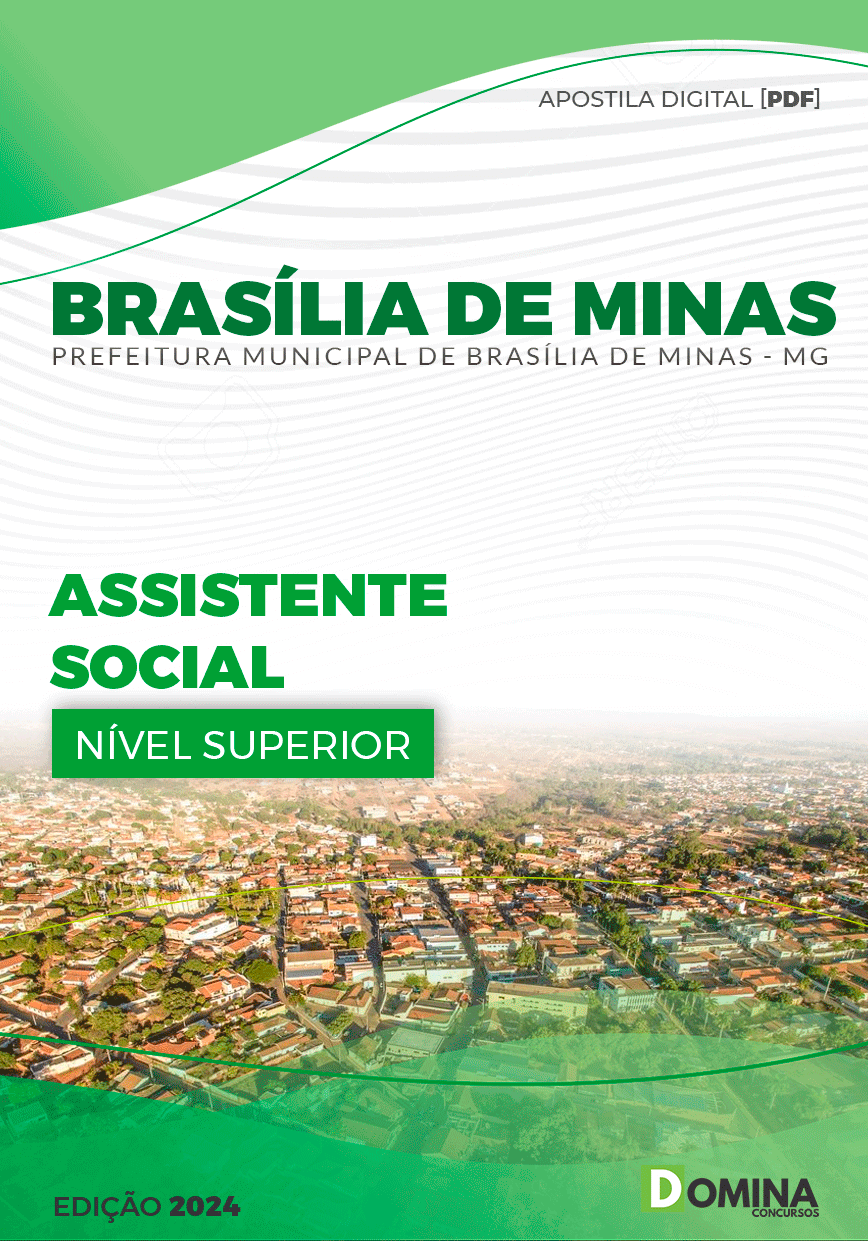 Apostila Brasília De Minas MG 2024 Assistente Social