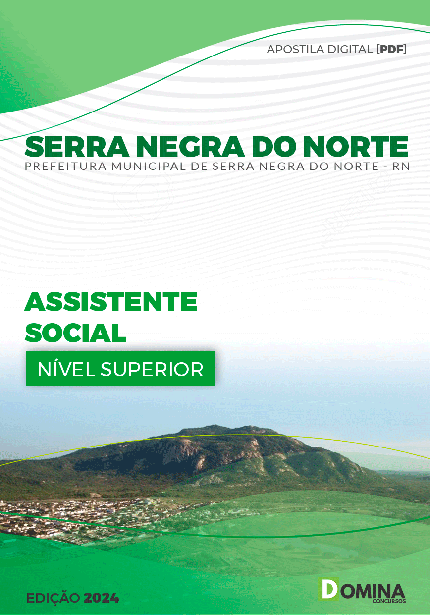 Apostila Serra Negra Do Norte RN 2024 Assistente Social