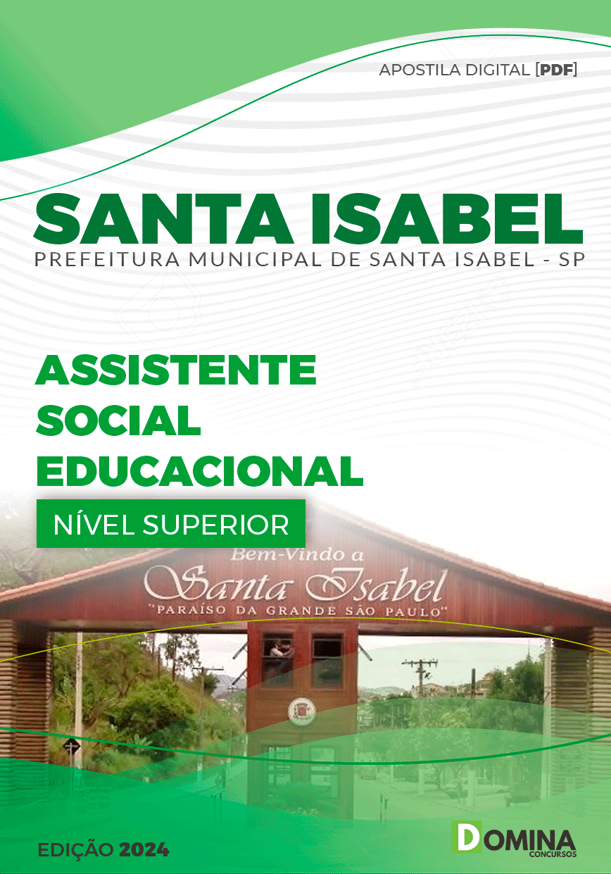 Apostila Assistente Social Educacional Santa Isabel SP 2024