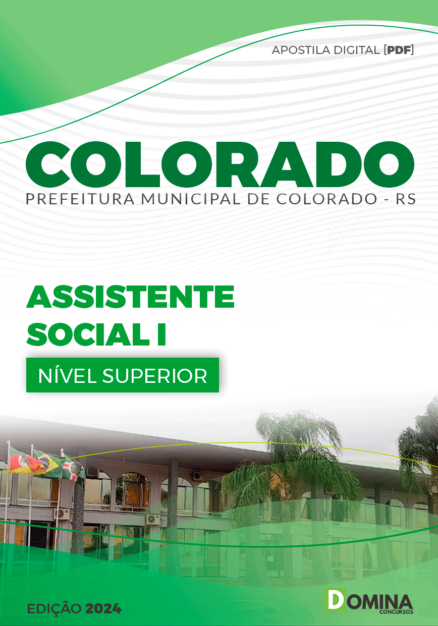 Apostila Colorado RS 2024 Assistente Social I