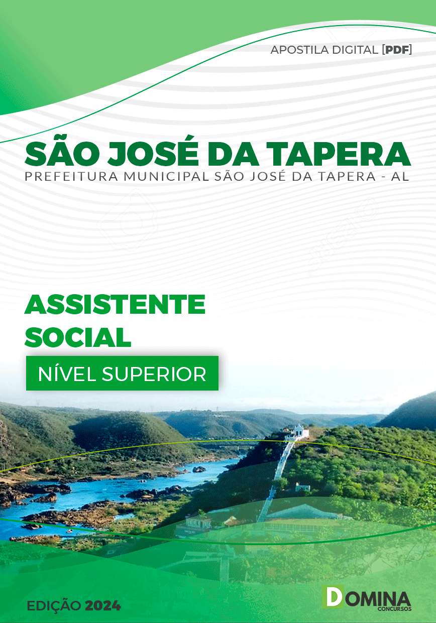 Apostila São José Da Tapera AL 2024 Assistente Social