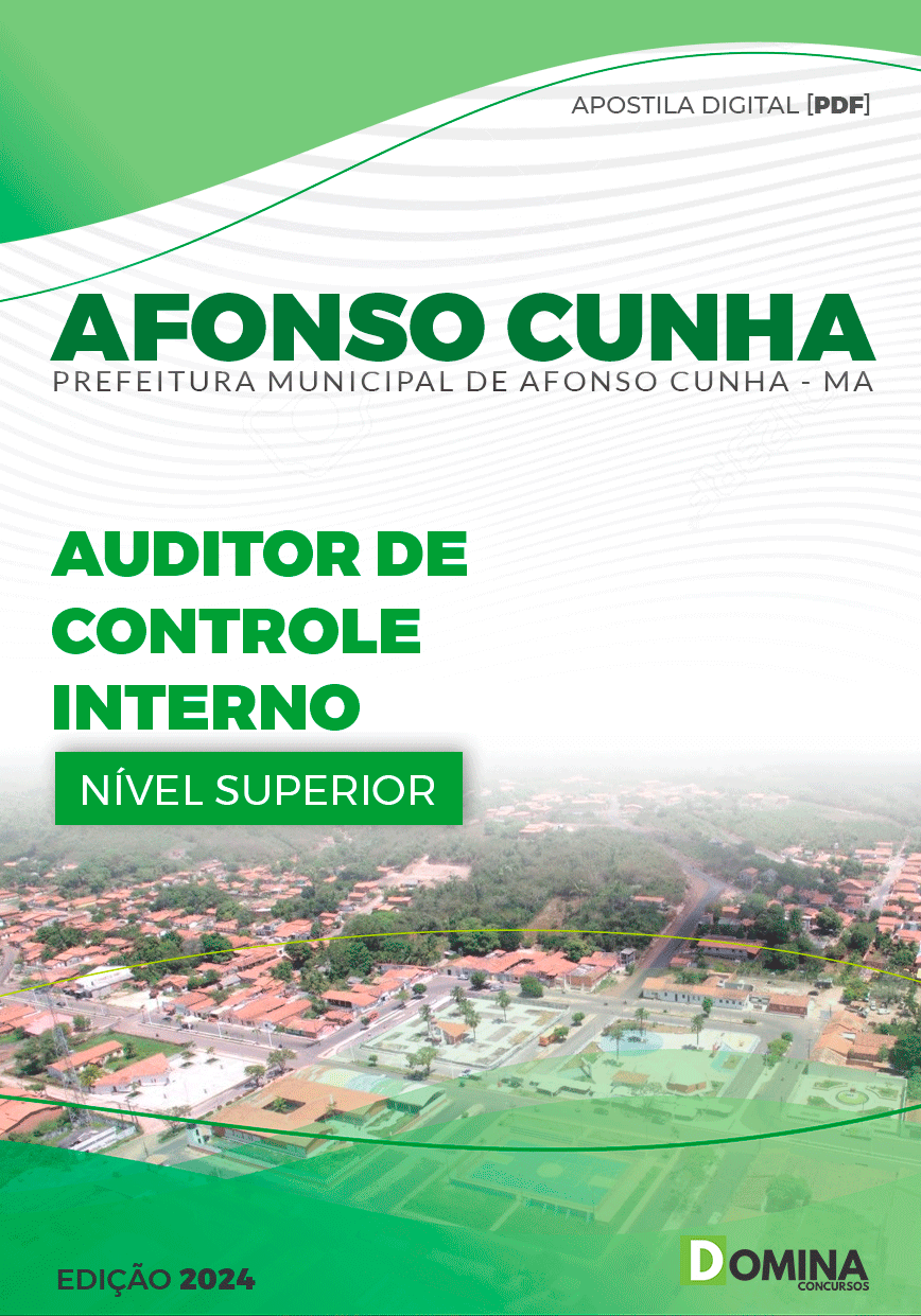 Apostila Afonso Cunha MA 2024 Auditor De Controle Interno