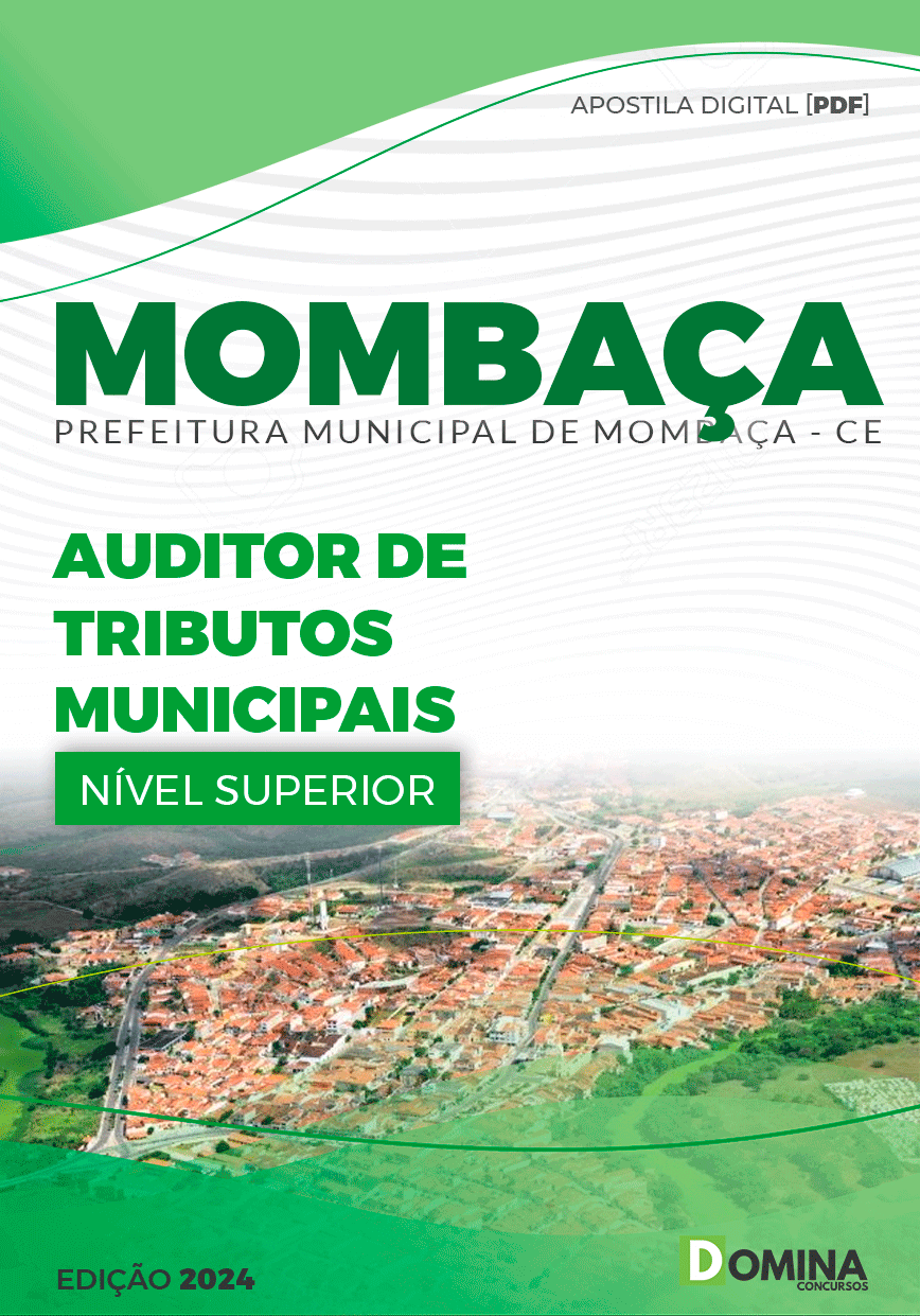 Apostila Mombaça CE 2024 Auditor De Tributos Municipais