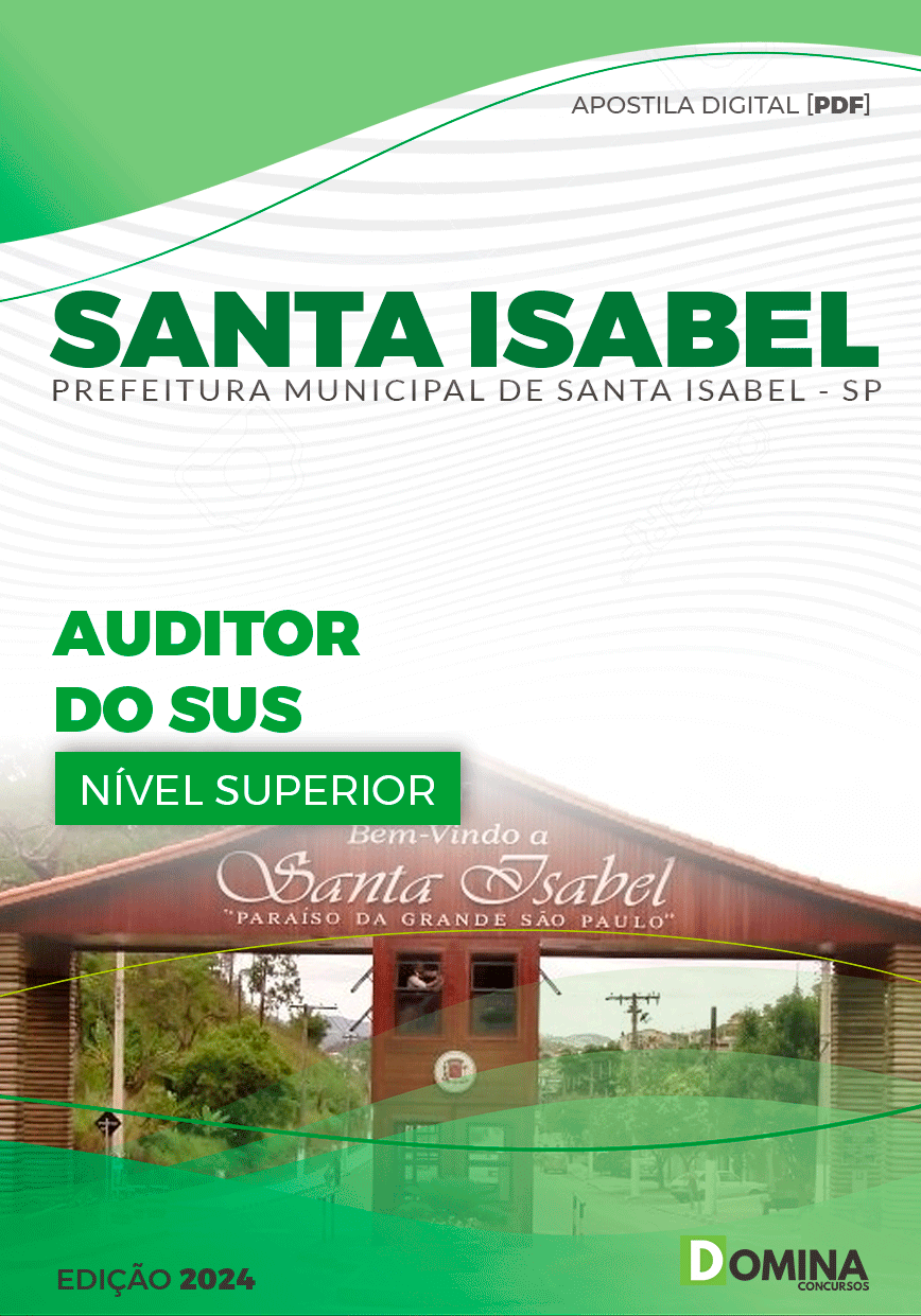 Apostila Auditor do SUS Santa Isabel SP 2024