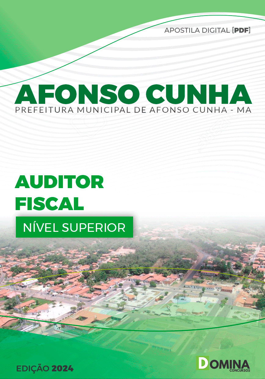 Apostila Afonso Cunha MA 2024 Auditor Fiscal