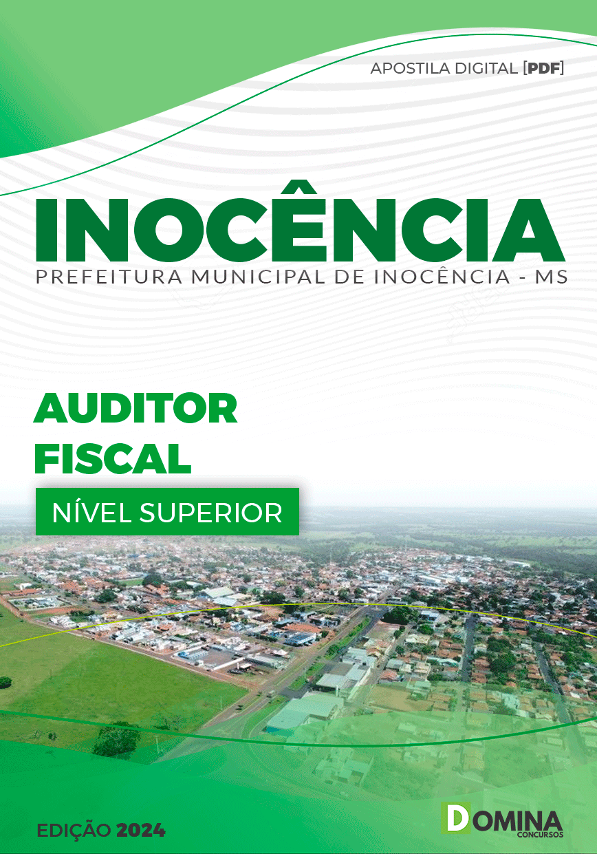 Apostila Inocência MS 2024 Auditor Fiscal